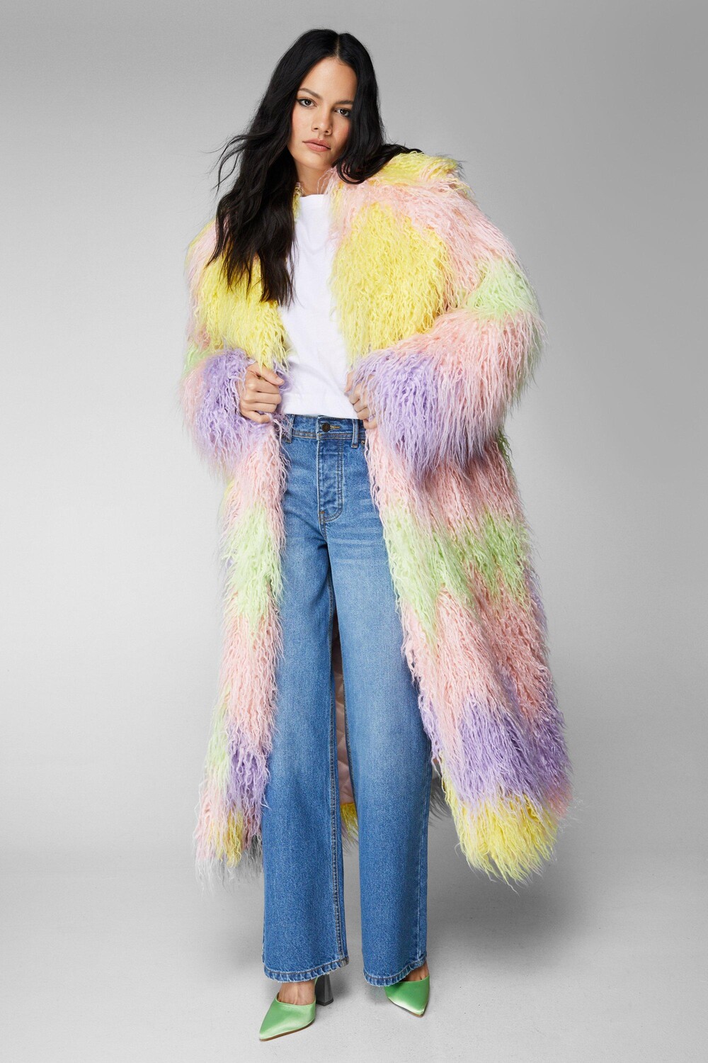 Длинное пальто премиум-класса из искусственного меха с эффектом омбре Nasty Gal, мультиколор
Длинное пальто премиум-класса из искусственного меха с эффектом омбре Nasty Gal, мультиколор