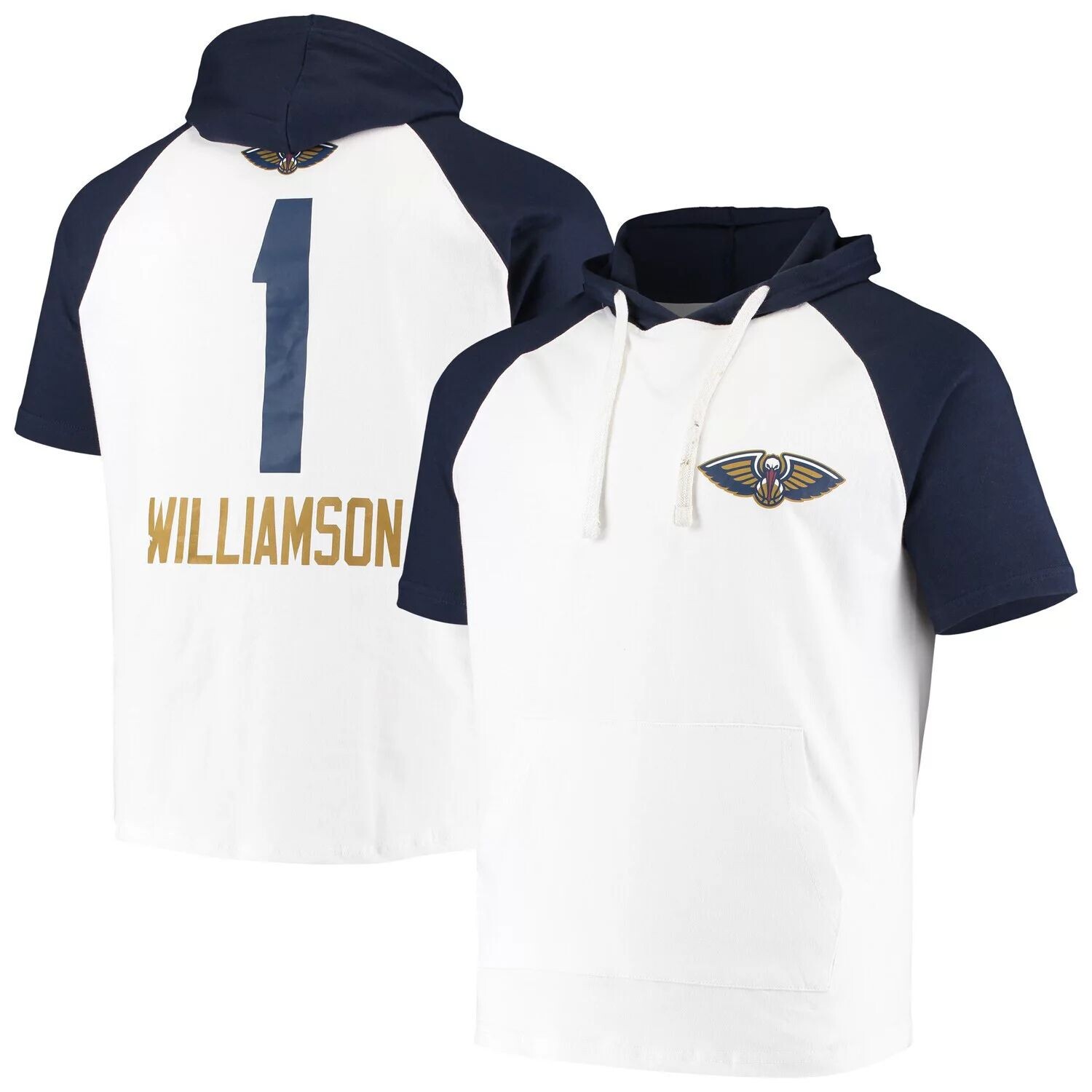 Мужской Zion Williamson белый/темно-синий пуловер с капюшоном New Orleans Pelicans Player реглан Fanatics
Мужской Zion Williamson белый/темно-синий пуловер с капюшоном New Orleans Pelicans Player реглан Fanatics