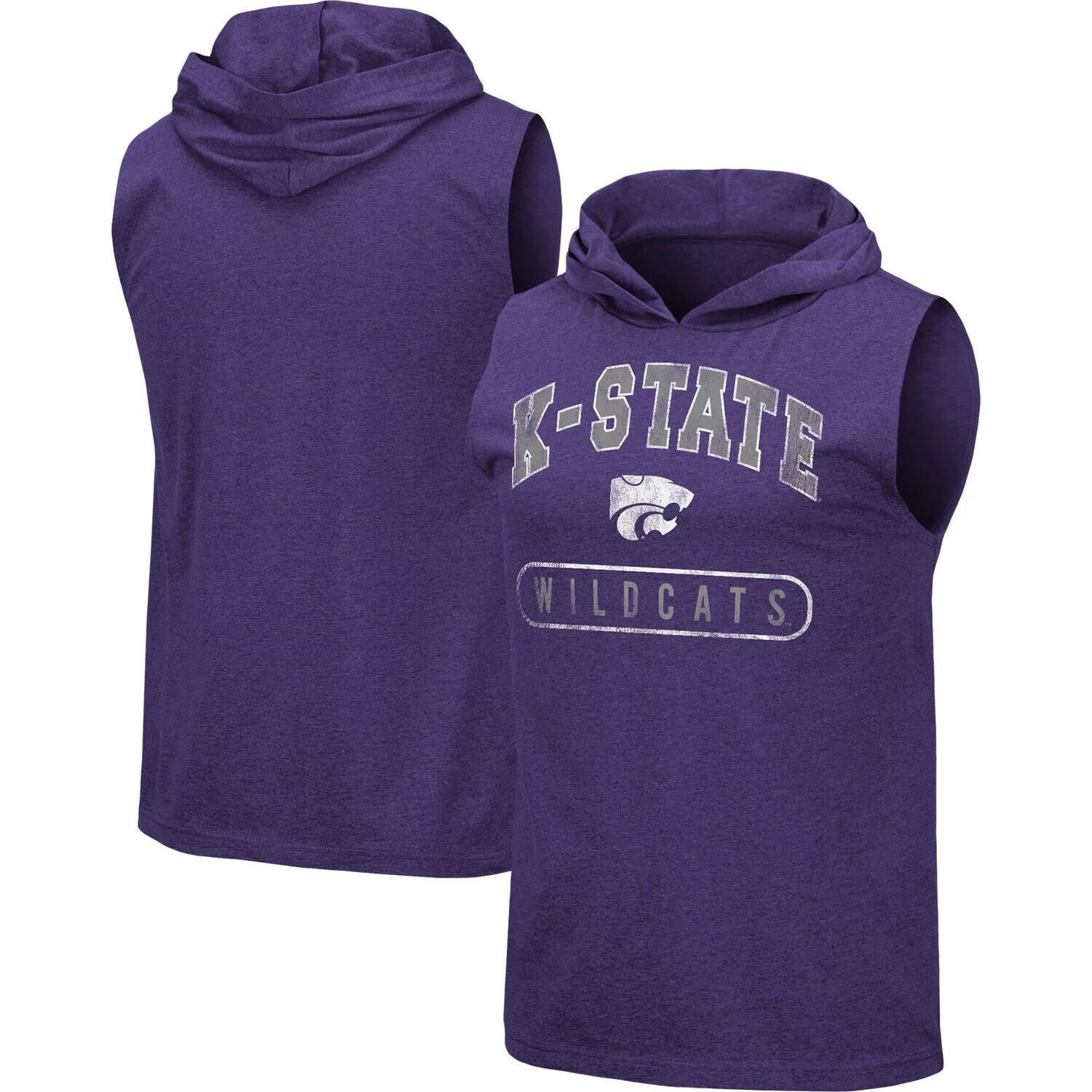 Мужская фиолетовая толстовка с капюшоном Colosseum Heathered Kansas State Wildcats Varsity на бретелях, Фиолетовый
Мужская фиолетовая толстовка с капюшоном Colosseum Heathered Kansas State Wildcats Varsity на бретелях, Фиолетовый