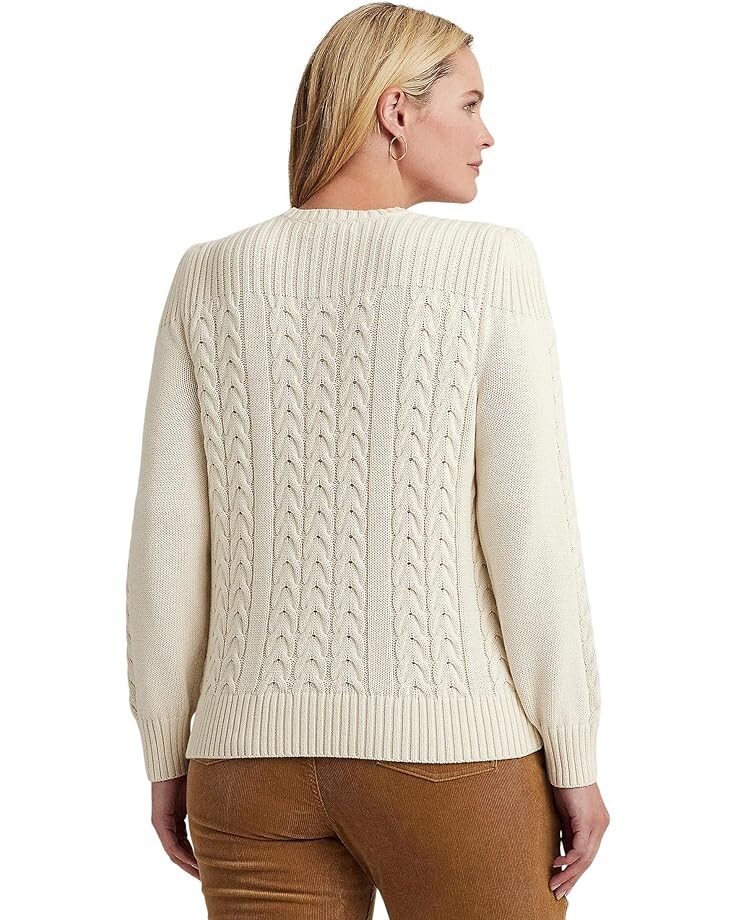 Свитер LAUREN Ralph Lauren Plus Size Cable-Knit Puff Sleeve Sweater, цвет Mascarpone Cream
Свитер LAUREN Ralph Lauren Plus Size Cable-Knit Puff Sleeve Sweater, цвет Mascarpone Cream