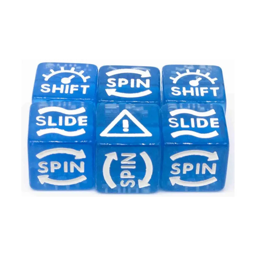Skid Dice Gaslands — синий с белым (6), Gaslands Accessories (Gadzooks Gaming)
Skid Dice Gaslands — синий с белым (6), Gaslands Accessories (Gadzooks Gaming)