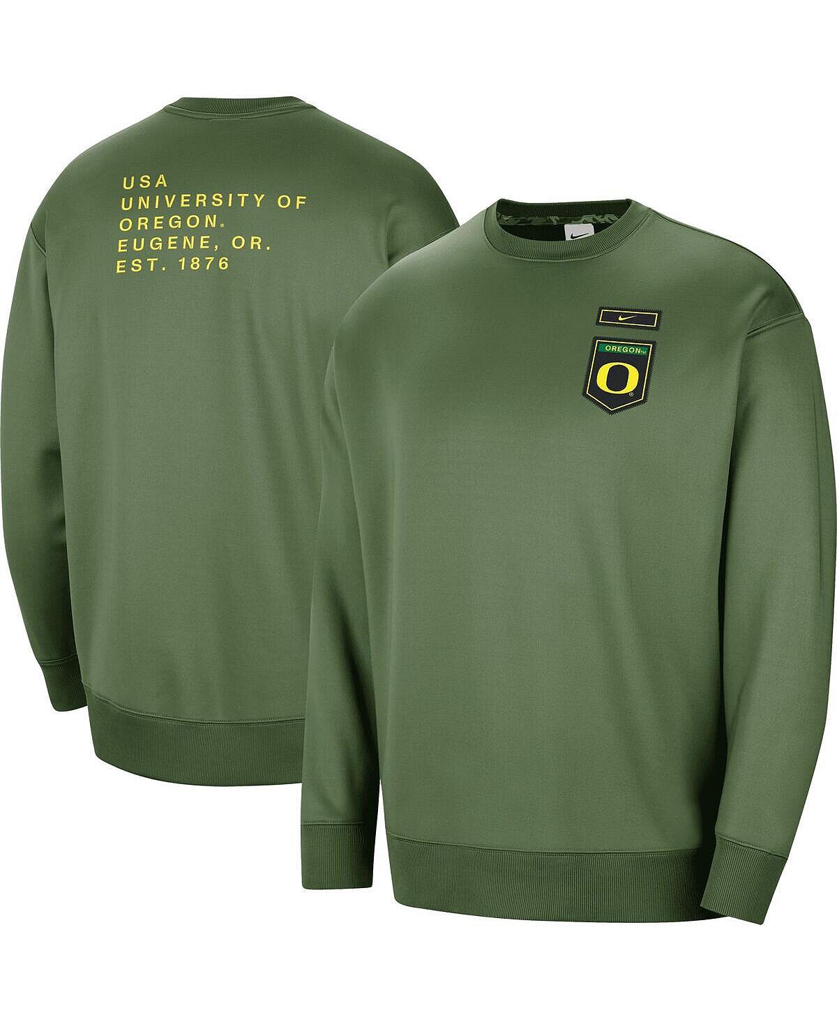 Женский оливковый пуловер Oregon Ducks в стиле милитари, пуловер All-Time Performance Crew, толстовка Nike, Хаки
Женский оливковый пуловер Oregon Ducks в стиле милитари, пуловер All-Time Performance Crew, толстовка Nike, Хаки