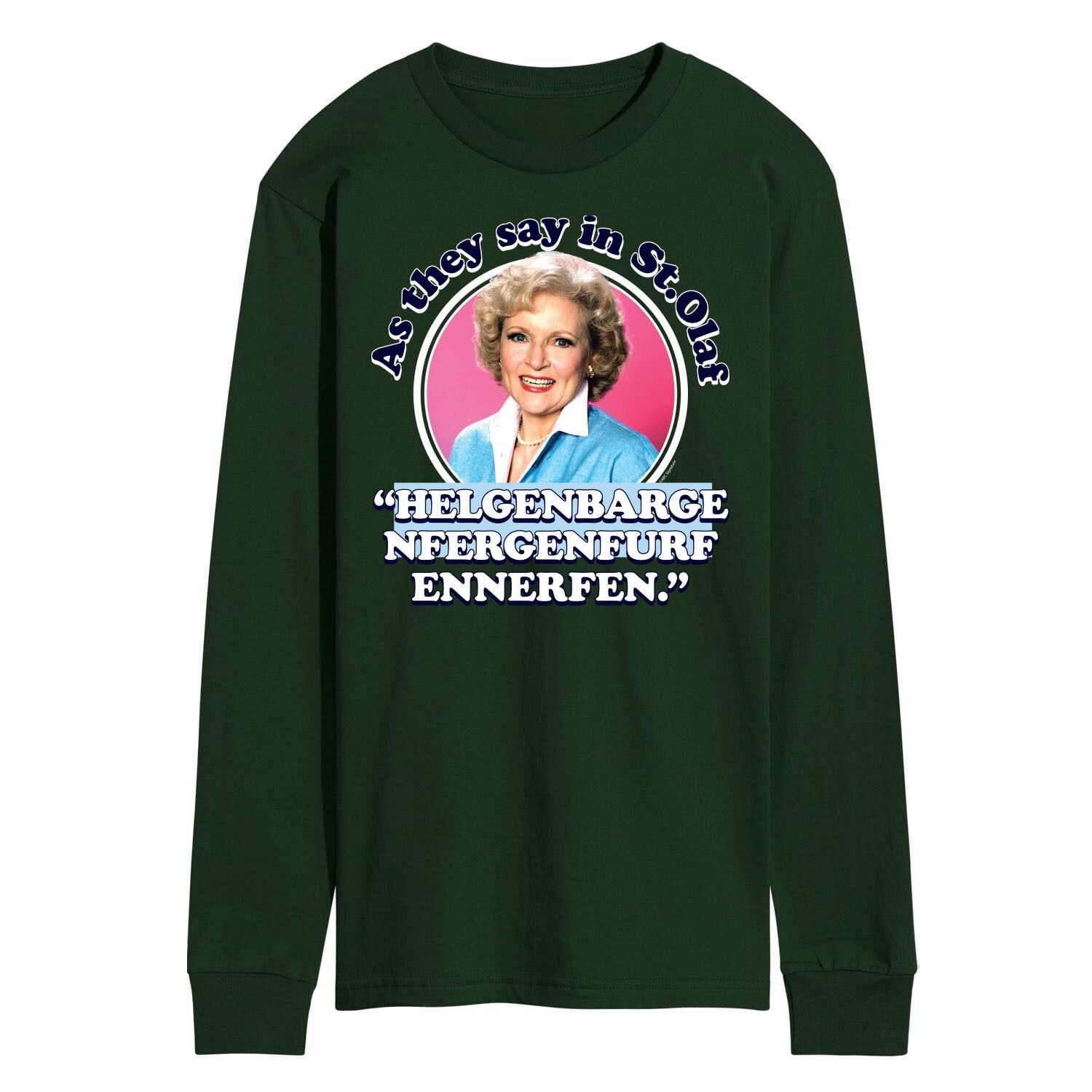 Мужская футболка Golden Girls Say In St Olaf с длинными рукавами Licensed Character
Мужская футболка Golden Girls Say In St Olaf с длинными рукавами Licensed Character