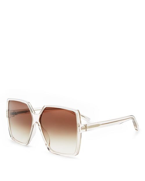 Большие квадратные солнцезащитные очки Betty, 63 мм Saint Laurent, цвет Tan/Beige
Большие квадратные солнцезащитные очки Betty, 63 мм Saint Laurent, цвет Tan/Beige