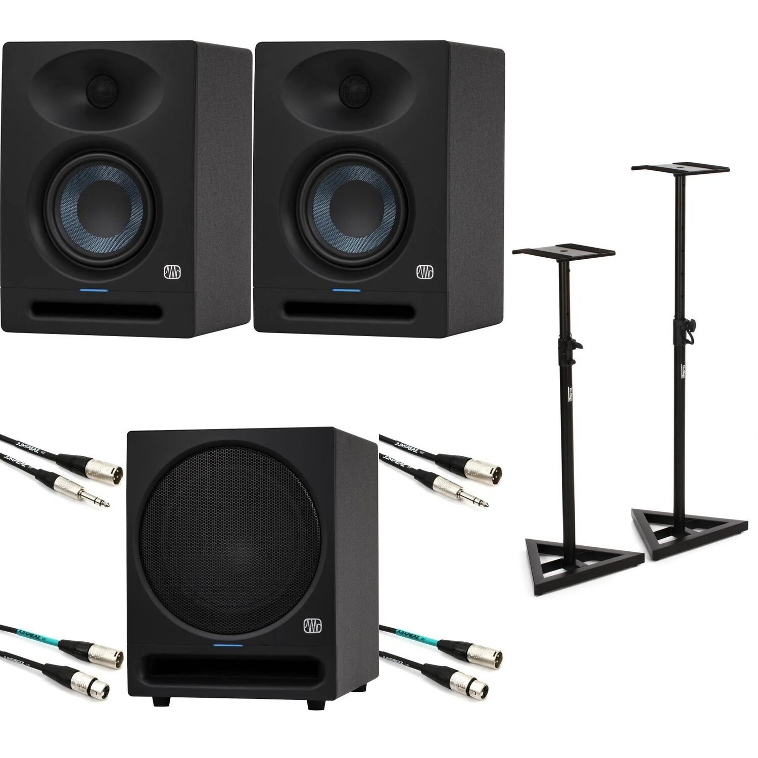 Новый комплект PreSonus Eris Studio 4 с 4,5-дюймовыми активными студийными мониторами и 10-дюймовым активным студийным сабвуфером
Новый комплект PreSonus Eris Studio 4 с 4,5-дюймовыми активными студийными мониторами и 10-дюймовым активным студийным сабвуфером