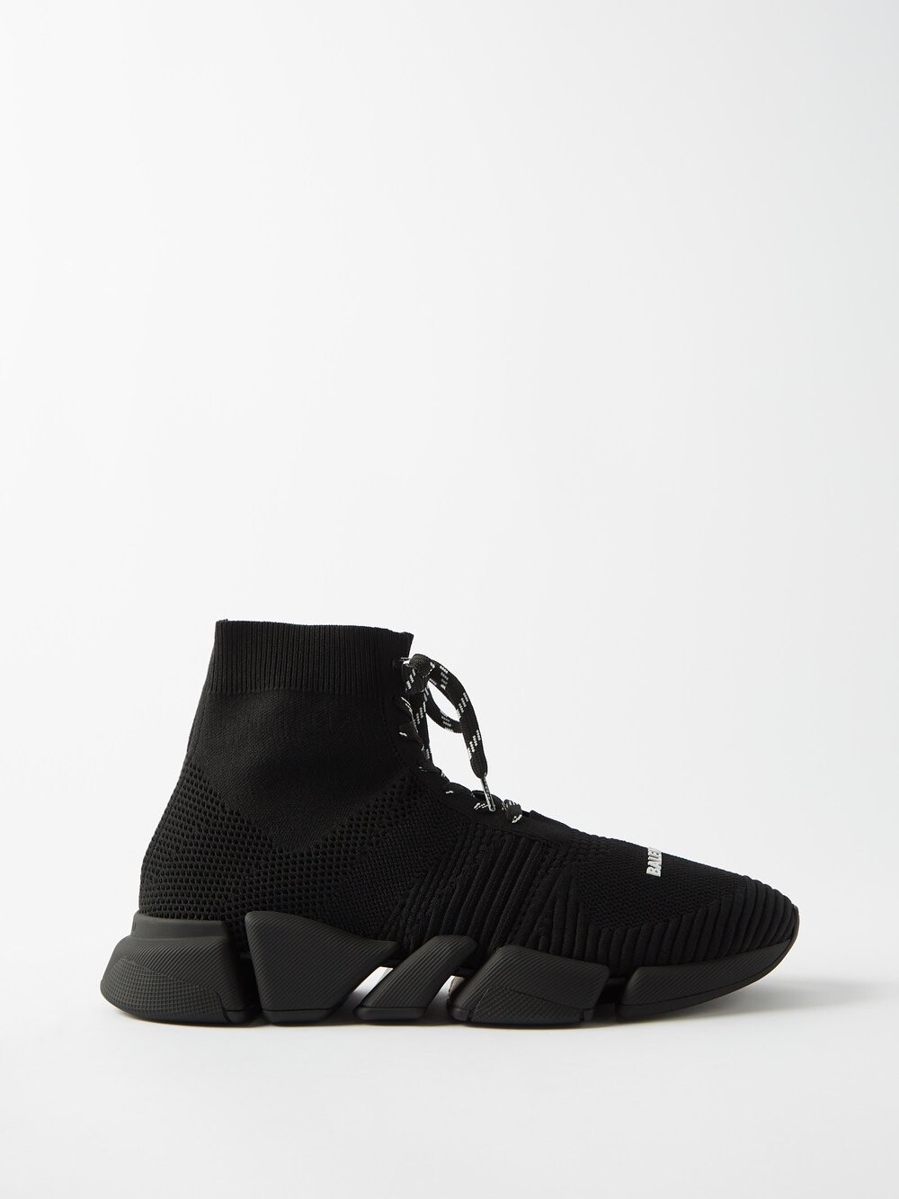 Кроссовки speed 2.0 из переработанной вязки на шнуровке Balenciaga, черный
Кроссовки speed 2.0 из переработанной вязки на шнуровке Balenciaga, черный