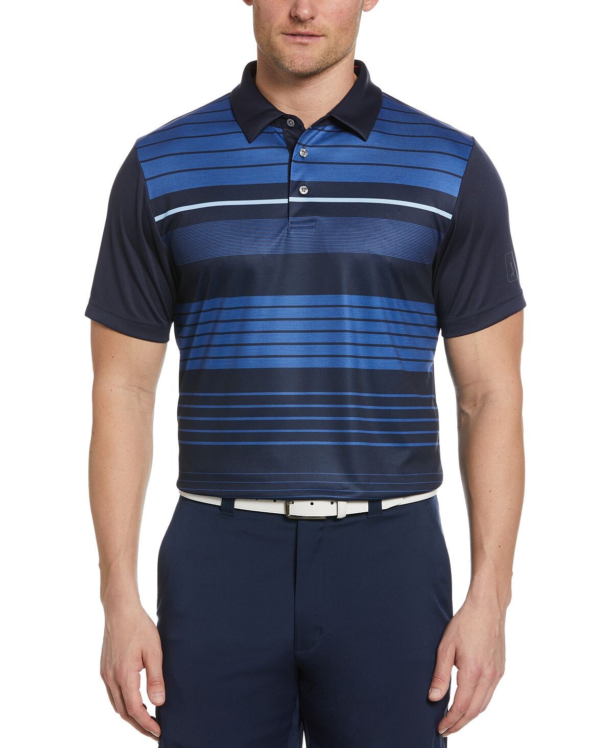 Мужская рубашка-поло для гольфа спортивного кроя Energy Stripe Performance PGA TOUR
Мужская рубашка-поло для гольфа спортивного кроя Energy Stripe Performance PGA TOUR