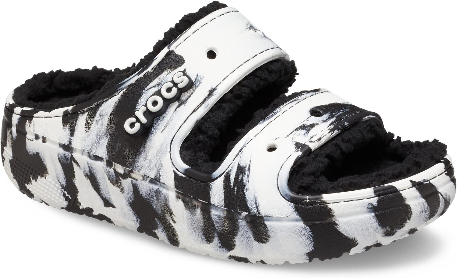Сандалии на плоской подошве Classic Cozzzy Sandal Crocs, цвет Black/White Marbled
Сандалии на плоской подошве Classic Cozzzy Sandal Crocs, цвет Black/White Marbled