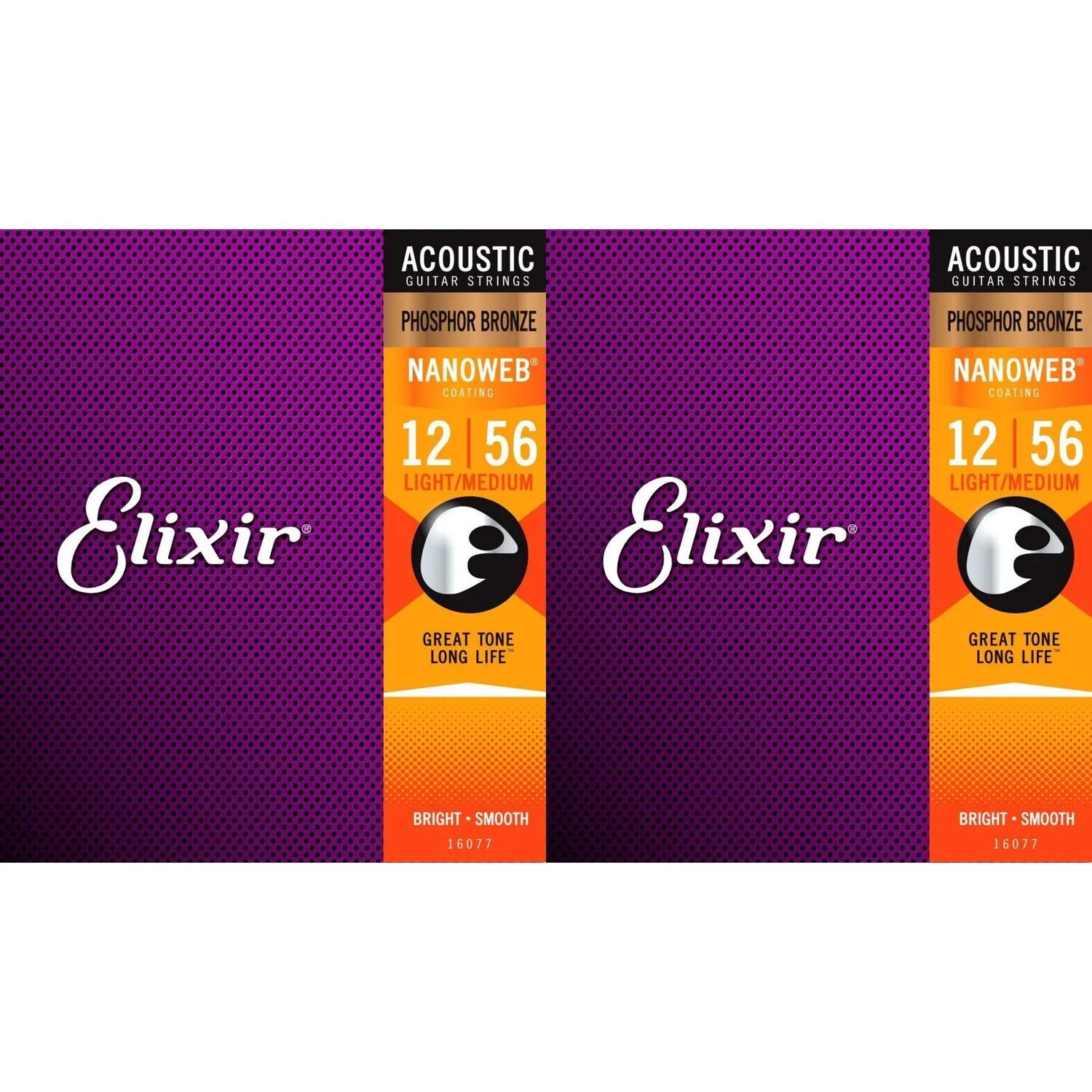 Elixir Strings 16077 Струны для акустической гитары Nanoweb Phosphor Bronze — .012-.056 Medium Light (2 шт.)
Elixir Strings 16077 Струны для акустической гитары Nanoweb Phosphor Bronze — .012-.056 Medium Light (2 шт.)