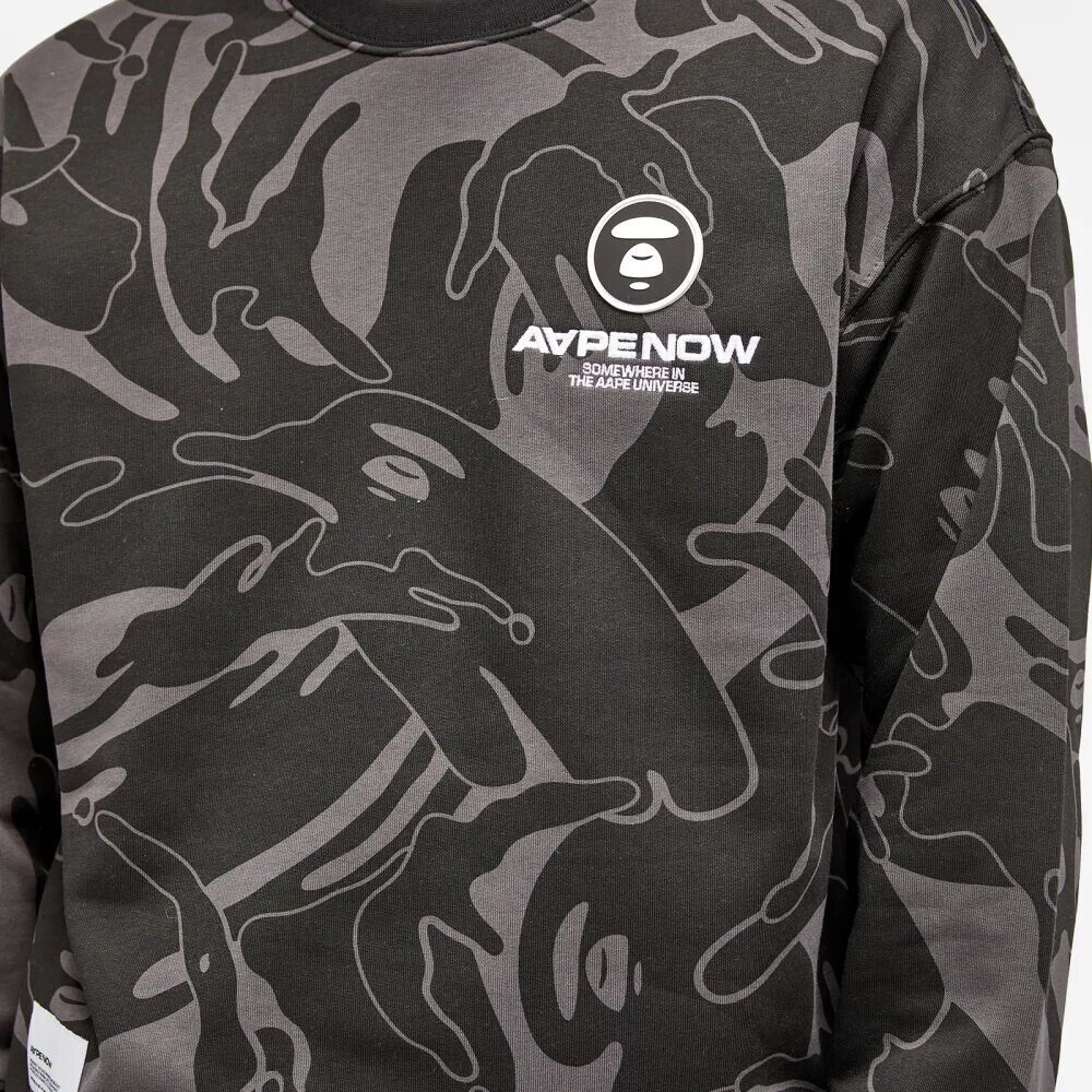 Камуфляжный спортивный костюм с силиконовым значком AAPE by A Bathing Ape Now, черный
Камуфляжный спортивный костюм с силиконовым значком AAPE by A Bathing Ape Now, черный