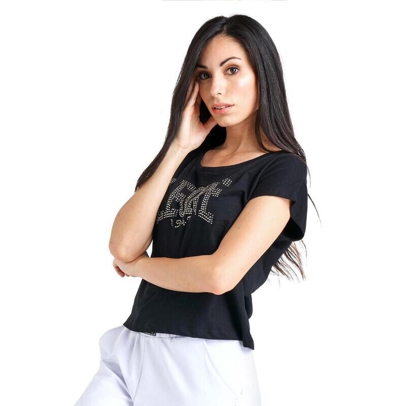 Женская укороченная футболка с коротким рукавом Luxury Leone 1947 Apparel, цвет negro
Женская укороченная футболка с коротким рукавом Luxury Leone 1947 Apparel, цвет negro