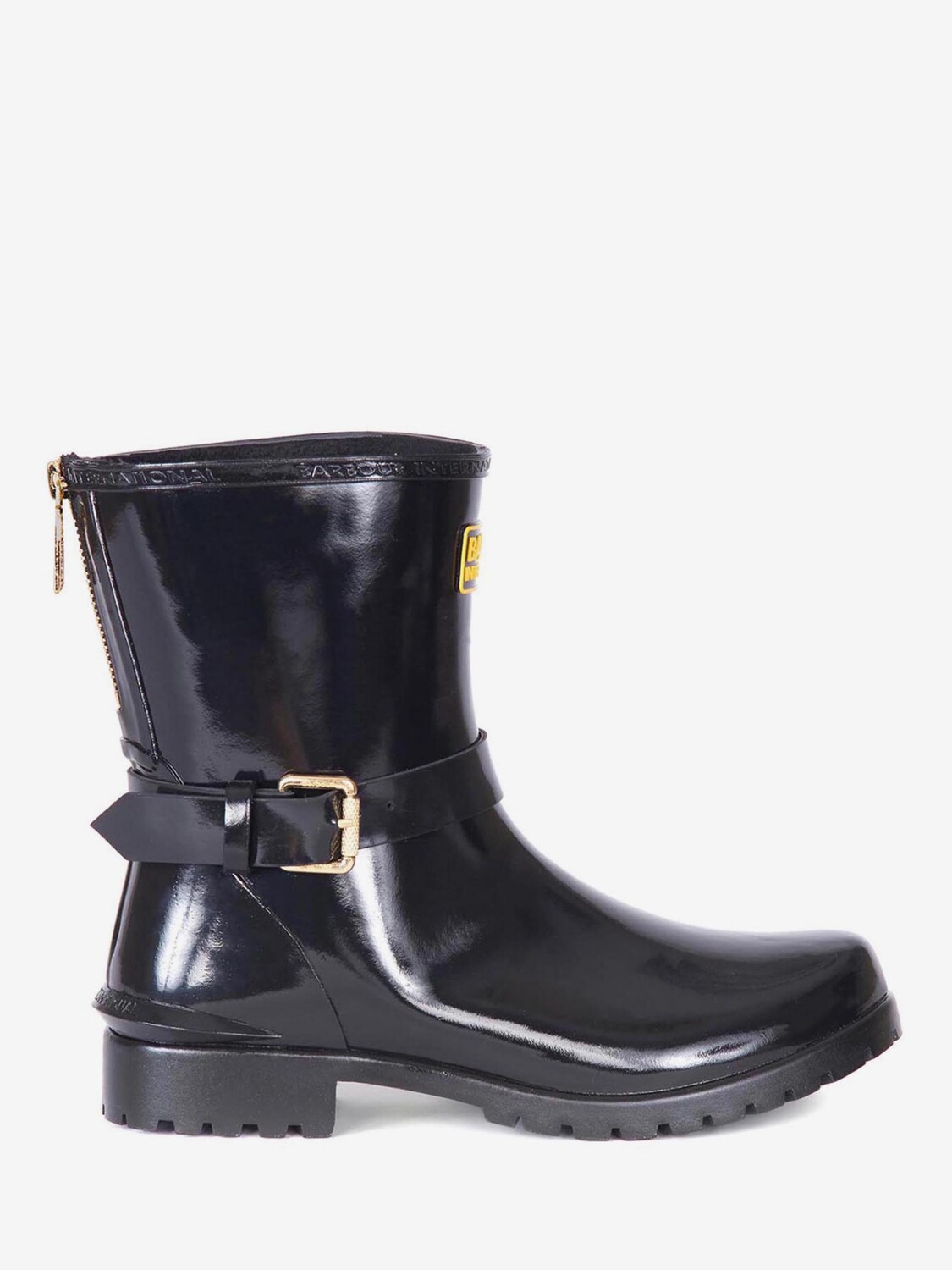 Резиновые сапоги Barbour International Mugello в байкерском стиле, черные
Резиновые сапоги Barbour International Mugello в байкерском стиле, черные