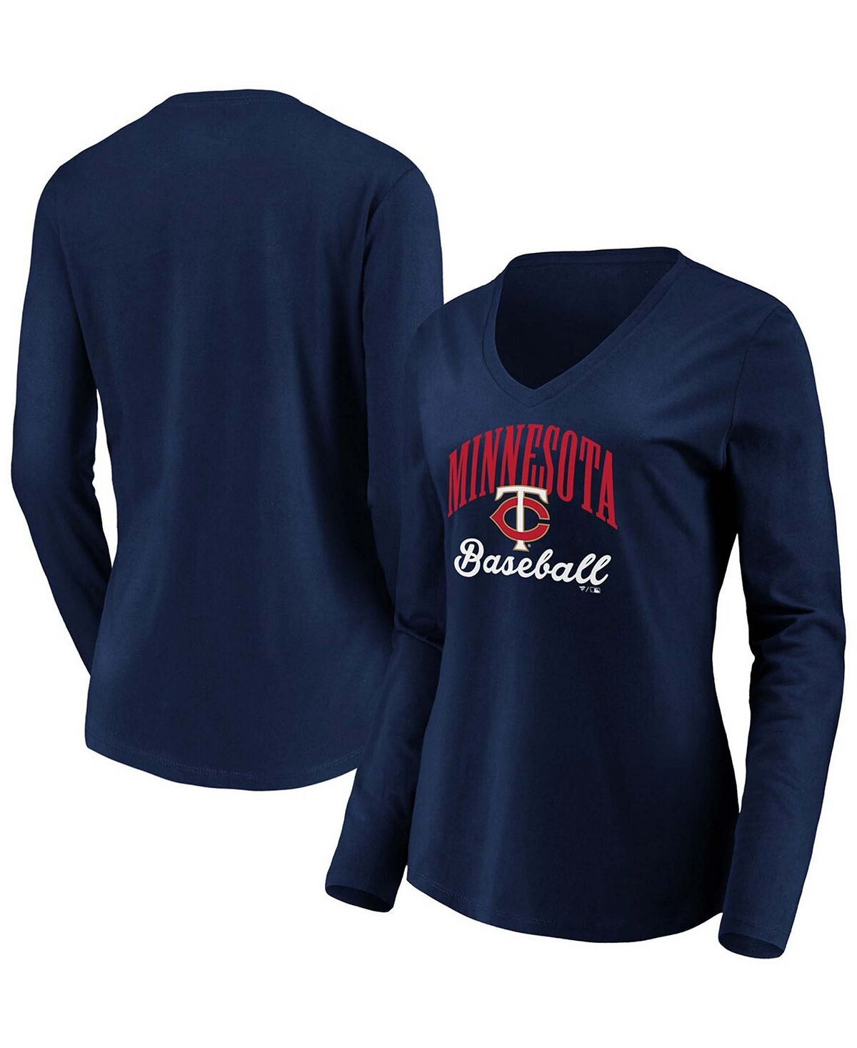 Женская темно-синяя футболка с длинным рукавом и v-образным вырезом Minnesota Twins Victory Script Fanatics, темно-синий
Женская темно-синяя футболка с длинным рукавом и v-образным вырезом Minnesota Twins Victory Script Fanatics, темно-синий
