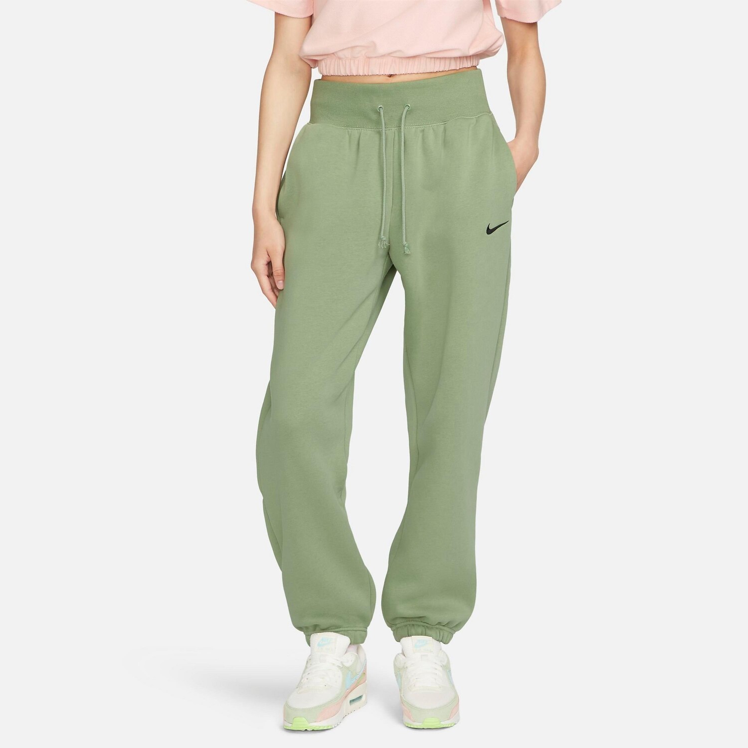 Женские спортивные брюки большого размера из флиса Nike Sportswear Phoenix с завышенной талией, зеленый
Женские спортивные брюки большого размера из флиса Nike Sportswear Phoenix с завышенной талией, зеленый
