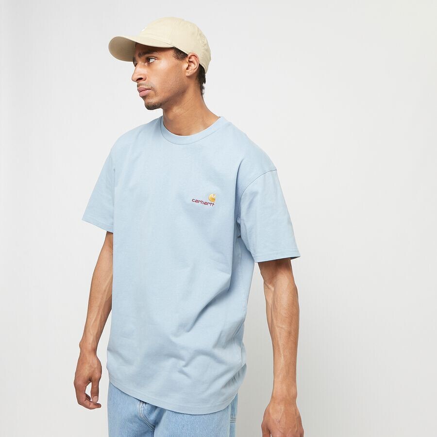 Футболка с короткими рукавами и американским шрифтом Carhartt WIP, цвет frosted blue
Футболка с короткими рукавами и американским шрифтом Carhartt WIP, цвет frosted blue