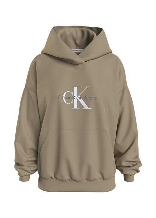 Бежевая женская толстовка с воротником с капюшоном и принтом Calvin Klein Jeans, Бежевый
Бежевая женская толстовка с воротником с капюшоном и принтом Calvin Klein Jeans, Бежевый