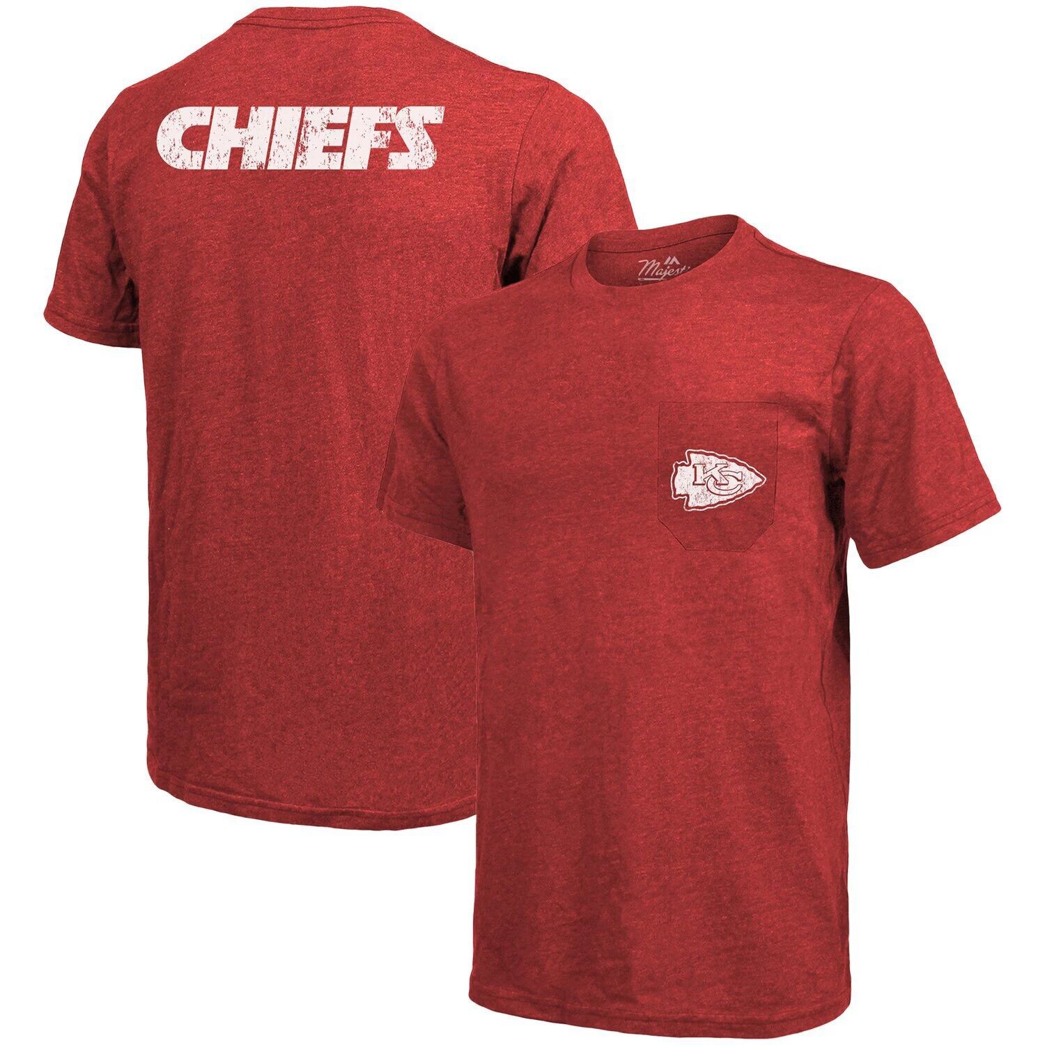 Футболка с карманами Tri-Blend Kansas City Chiefs Majestic Threads - Красный с меланжем
Футболка с карманами Tri-Blend Kansas City Chiefs Majestic Threads - Красный с меланжем