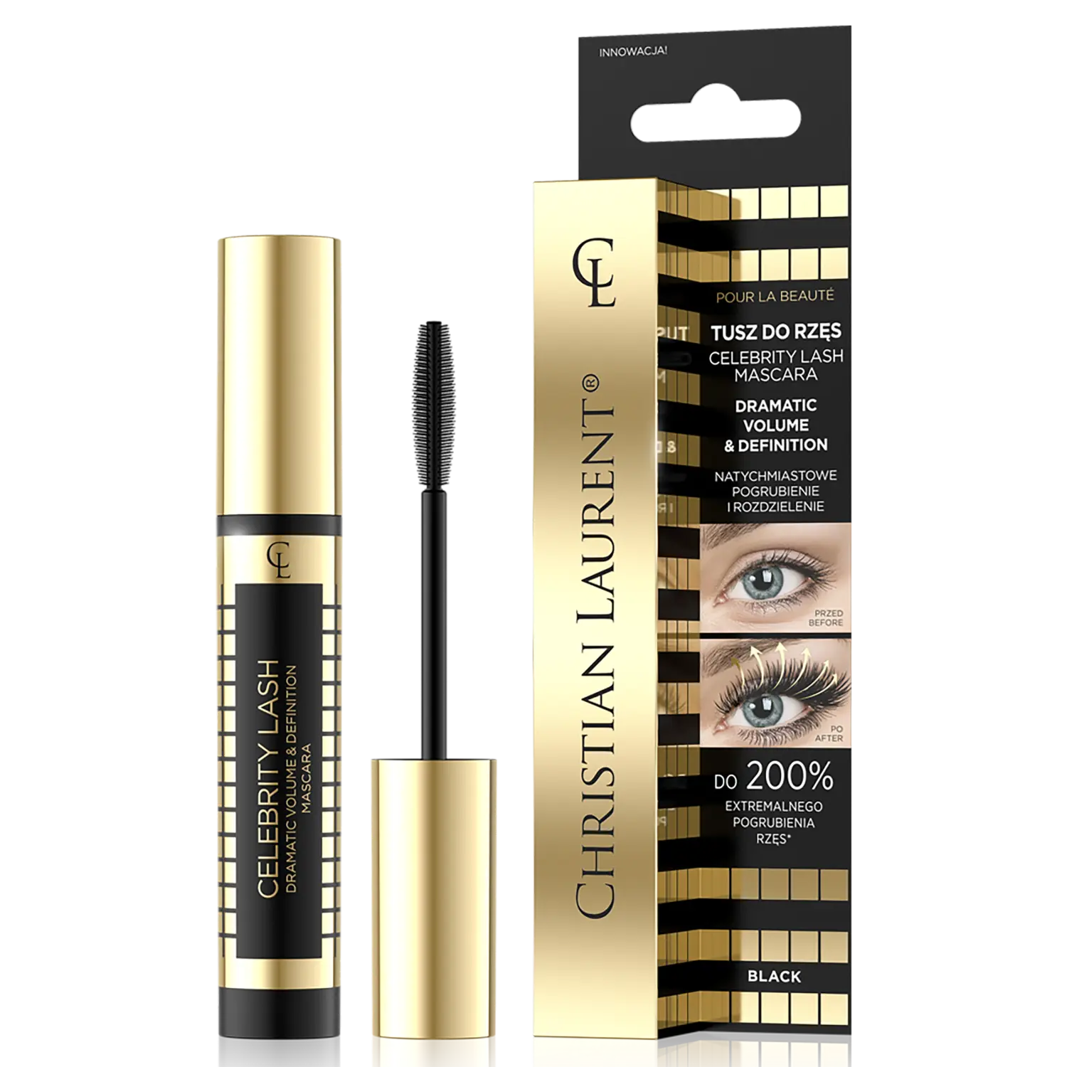 Тушь для ресниц загущающая и разделяющая Christian Laurent Pour La Beaute Celebrity Lash, 7 мл
Тушь для ресниц загущающая и разделяющая Christian Laurent Pour La Beaute Celebrity Lash, 7 мл