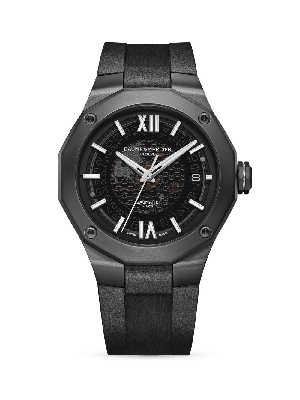 Часы Riviera 10617 с черным ремешком из нержавеющей стали и каучука Baume & Mercier, черный
Часы Riviera 10617 с черным ремешком из нержавеющей стали и каучука Baume & Mercier, черный
