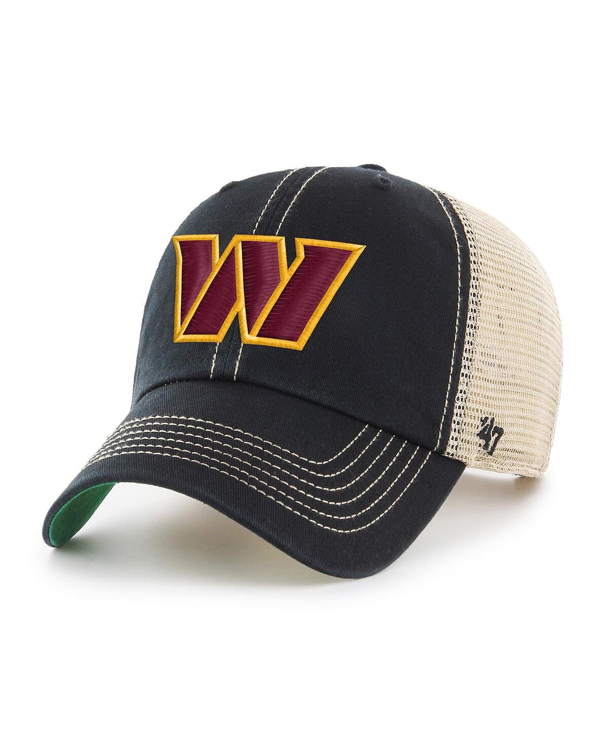 Мужская черная натуральная кепка Washington Commanders Trawler Clean Up Trucker Snapback '47 '47 Brand
Мужская черная натуральная кепка Washington Commanders Trawler Clean Up Trucker Snapback '47 '47 Brand