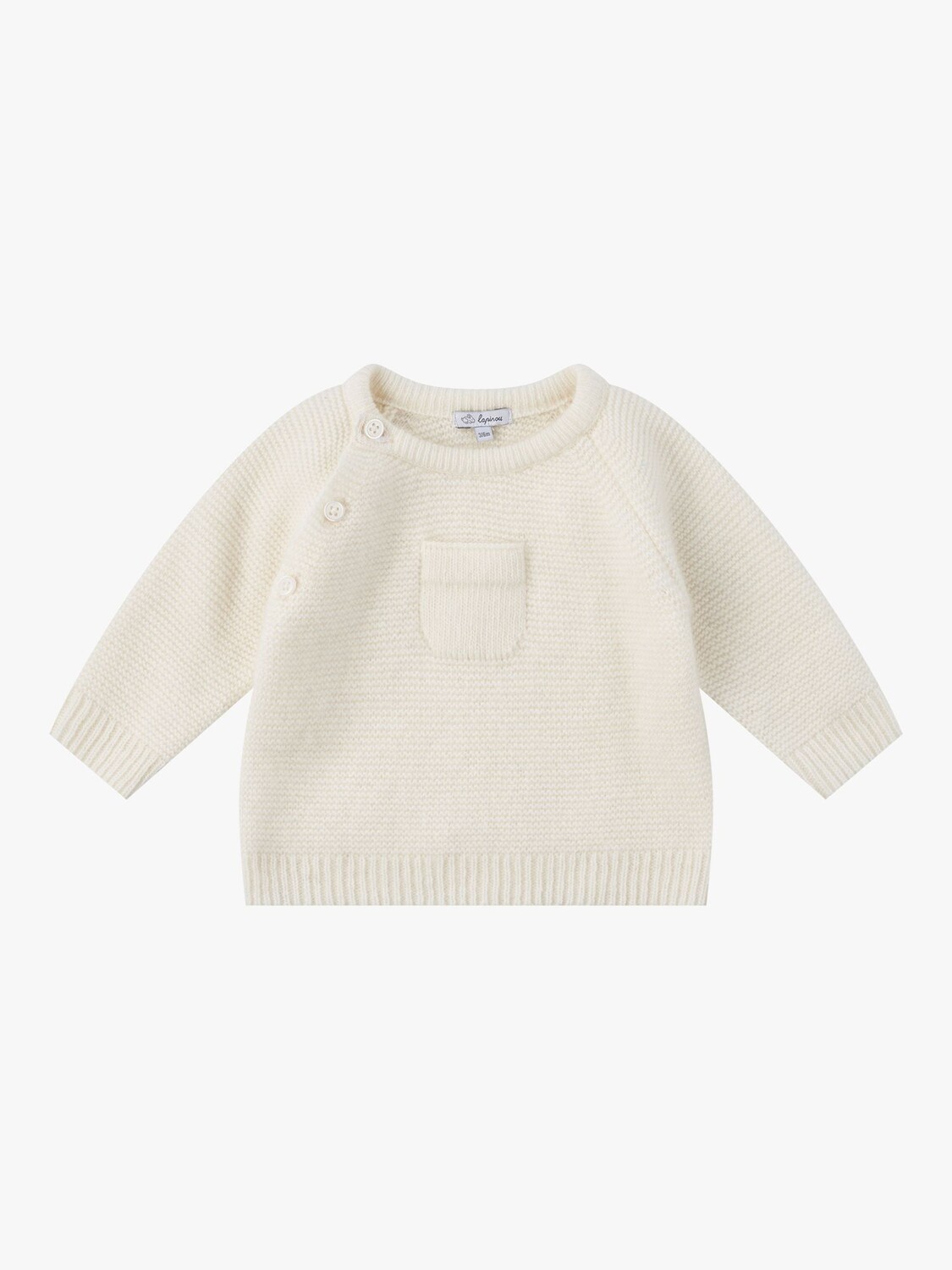 Джемпер из кашемира с накладными карманами Trotters Baby Little Cozy, кремовый
Джемпер из кашемира с накладными карманами Trotters Baby Little Cozy, кремовый