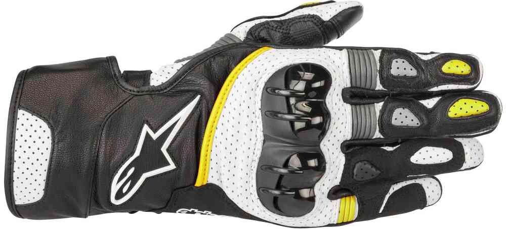 Мотоциклетные перчатки SP 2 V2 Alpinestars, черный/белый/флуоресцентный желтый
Мотоциклетные перчатки SP 2 V2 Alpinestars, черный/белый/флуоресцентный желтый