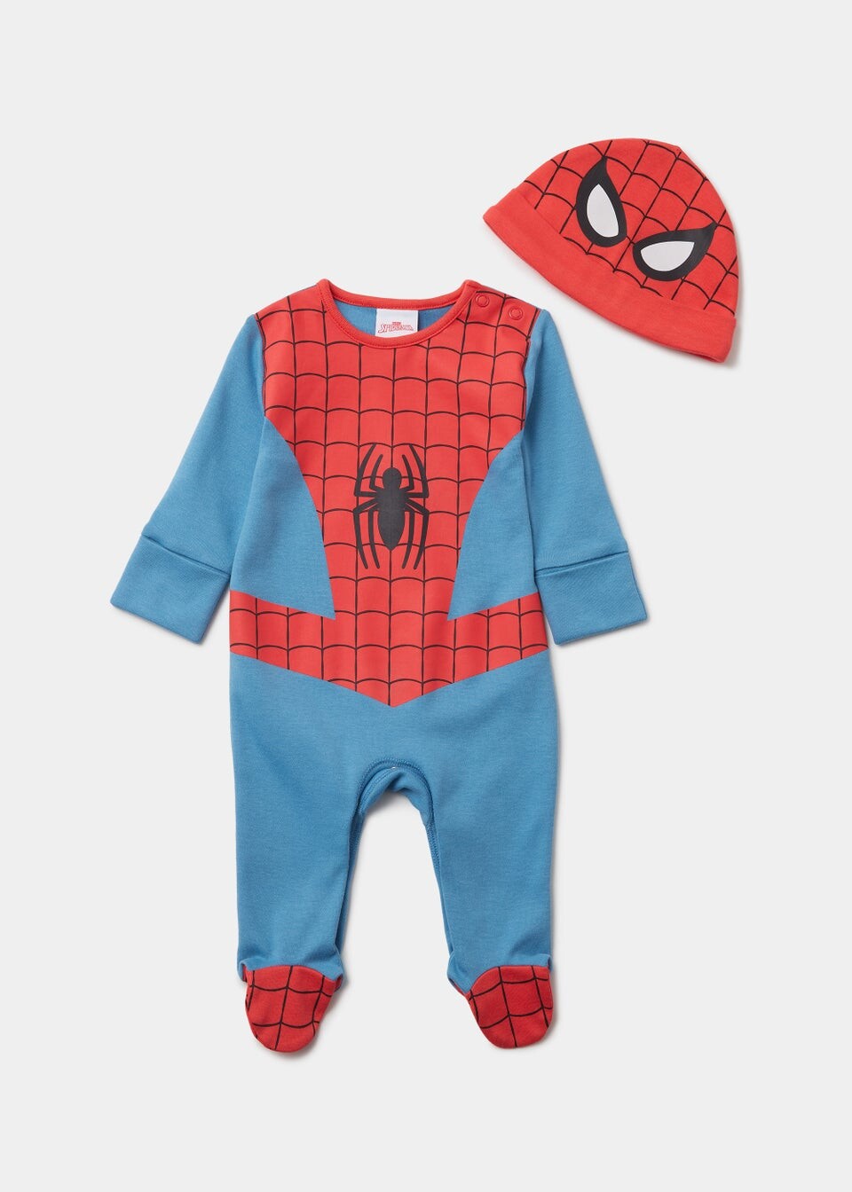 Комплект из пижамы и шапочки Baby Marvel Spider-Man (для новорожденных до 12 мес.)
Комплект из пижамы и шапочки Baby Marvel Spider-Man (для новорожденных до 12 мес.)