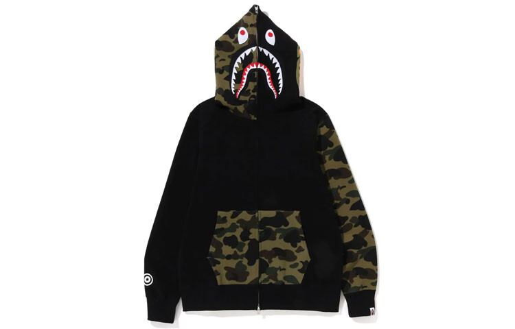 Толстовка с капюшоном BAPE X Hebru Brantley Flyboy Shark на молнии, черная A Bathing Ape, зеленый
Толстовка с капюшоном BAPE X Hebru Brantley Flyboy Shark на молнии, черная A Bathing Ape, зеленый