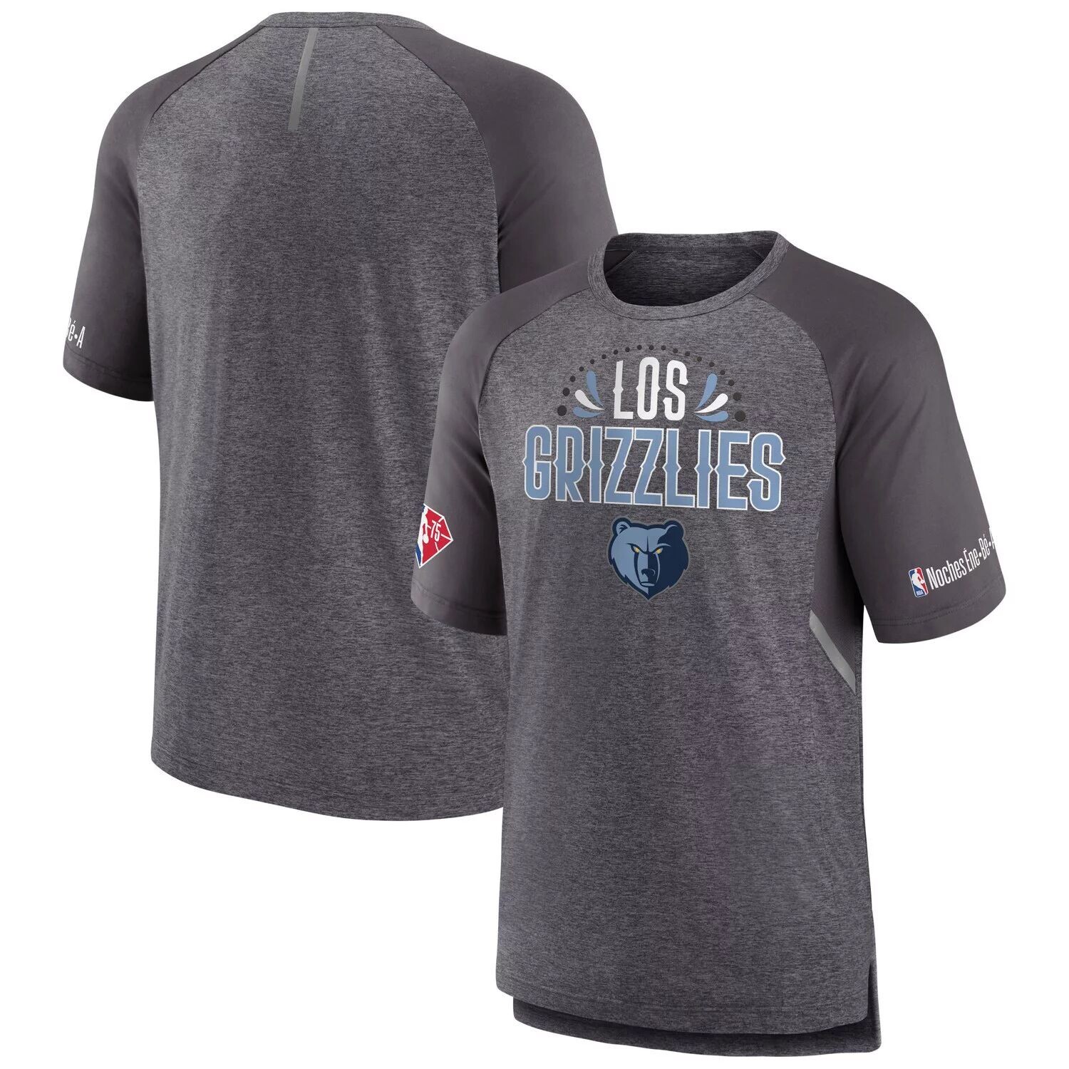Мужская футболка с логотипом Fanatics Heathered Grey Memphis Grizzlies 2022 Noches Ene-Be-A Core Shooting Raglan
Мужская футболка с логотипом Fanatics Heathered Grey Memphis Grizzlies 2022 Noches Ene-Be-A Core Shooting Raglan