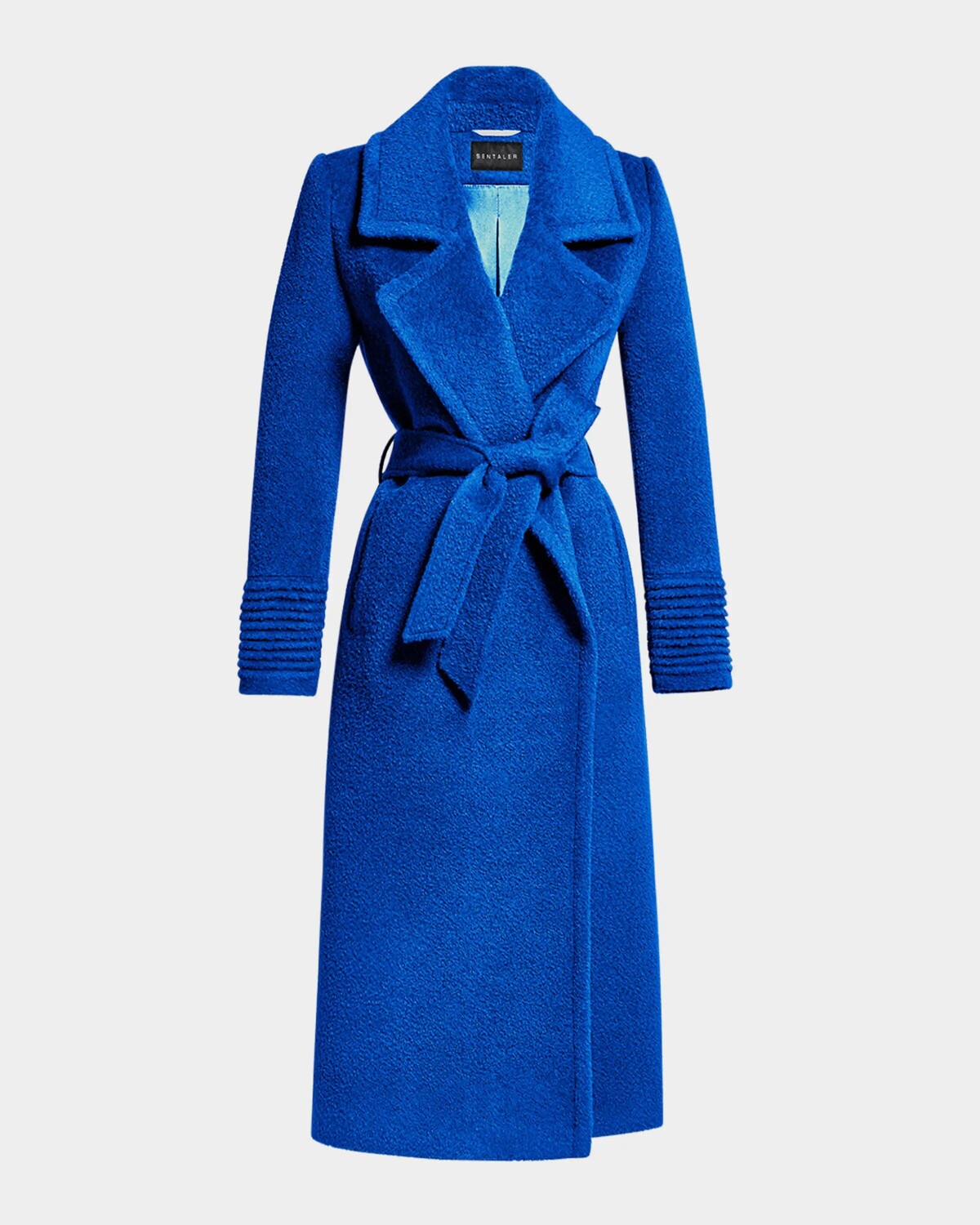 Пальто с длинным воротником и запахом букле из альпаки Sentaler, цвет Cobalt Blue
Пальто с длинным воротником и запахом букле из альпаки Sentaler, цвет Cobalt Blue