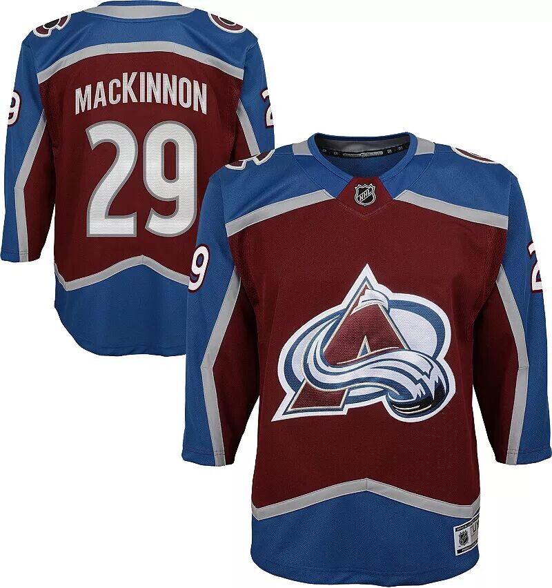 Молодёжная домашняя майка Nhl Колорадо Эвеланш Натана Маккиннона № 29 Premier
Молодёжная домашняя майка Nhl Колорадо Эвеланш Натана Маккиннона № 29 Premier