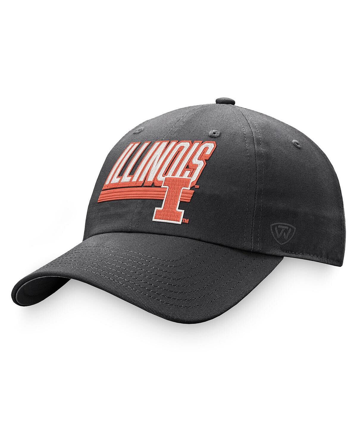 Мужская темно-серая регулируемая кепка Illinois Fighting Illini Slice Top of the World
Мужская темно-серая регулируемая кепка Illinois Fighting Illini Slice Top of the World
