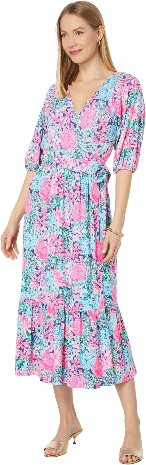 Платье миди с запахом Brantley Lilly Pulitzer, цвет Oyster Bay Navy Always Be Blooming
Платье миди с запахом Brantley Lilly Pulitzer, цвет Oyster Bay Navy Always Be Blooming