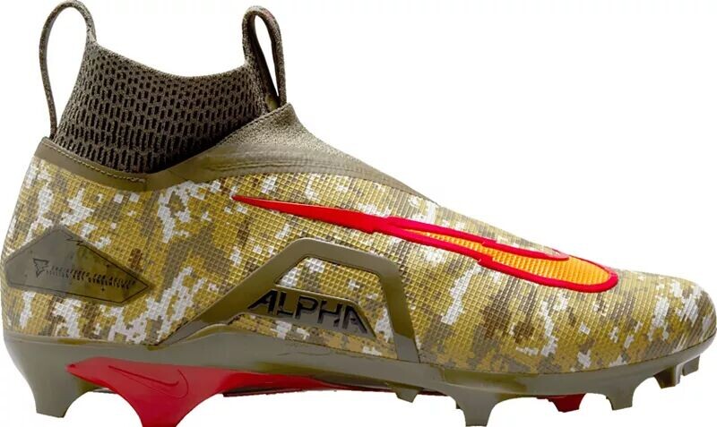 Мужские футбольные бутсы Nike Alpha Menace Elite 3 Travis Kelce Mid, золотой/красный
Мужские футбольные бутсы Nike Alpha Menace Elite 3 Travis Kelce Mid, золотой/красный