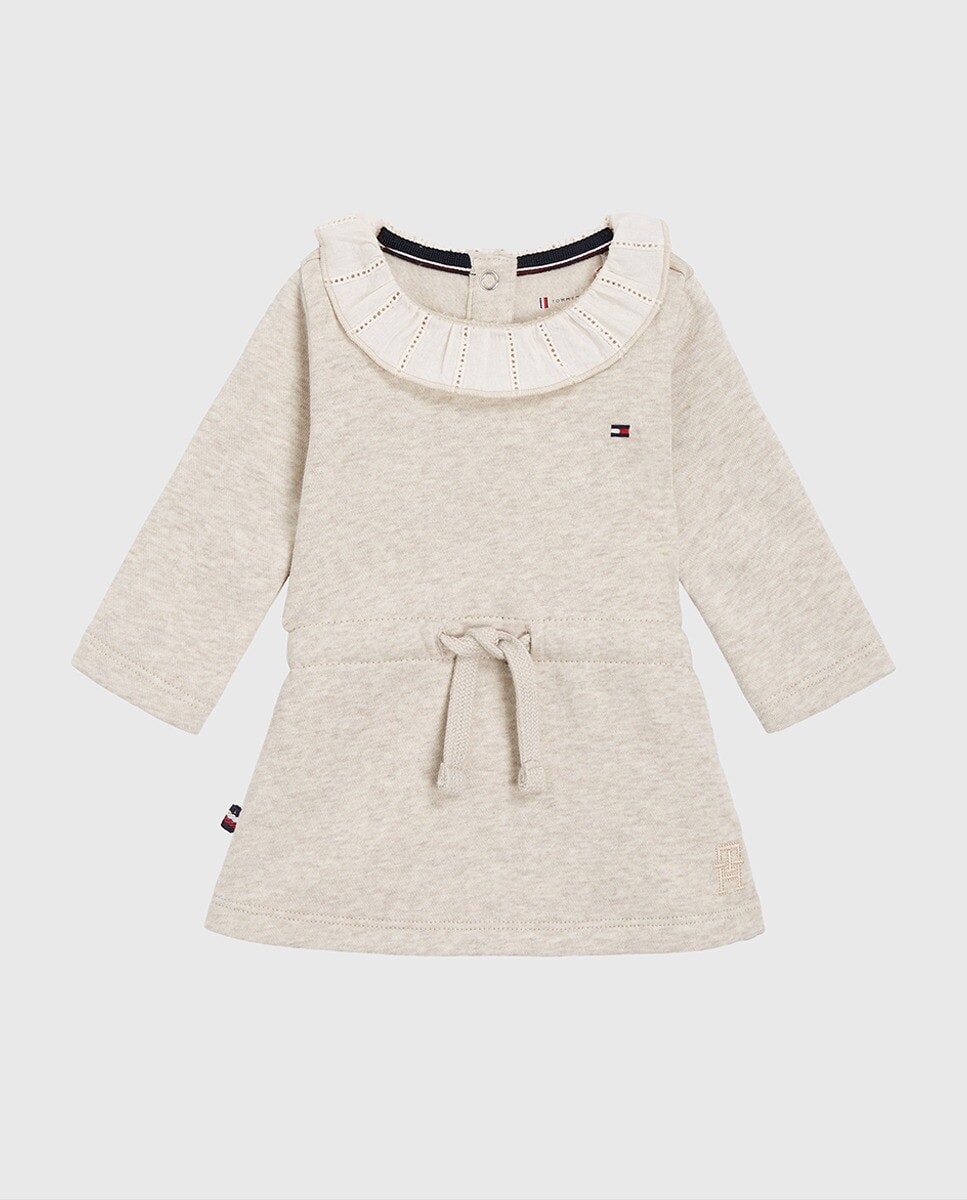 Платье для девочки с круглым вырезом и длинными рукавами Tommy Hilfiger, бежевый
Платье для девочки с круглым вырезом и длинными рукавами Tommy Hilfiger, бежевый