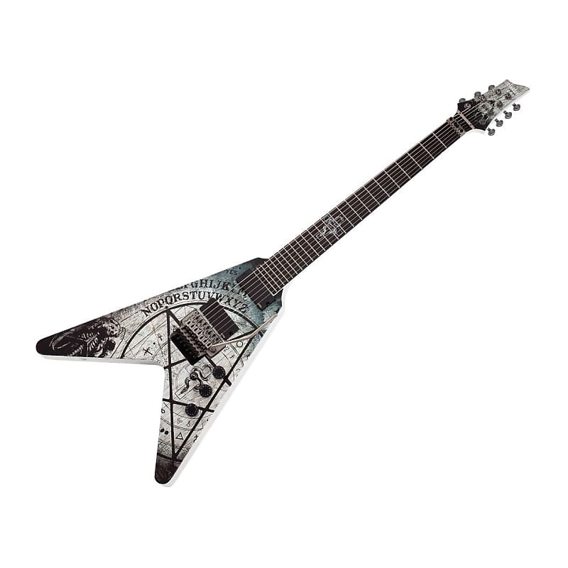 Электрогитара Schecter V-7 Floyd Rose Randy Weitzel Ouija, Satin White, 7-string
Электрогитара Schecter V-7 Floyd Rose Randy Weitzel Ouija, Satin White, 7-string