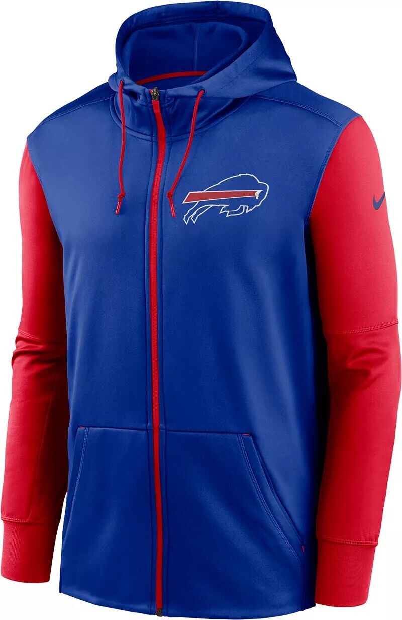 Мужская худи с молнией во всю длину Nike Buffalo Bills Therma-FIT Color Block Royal
Мужская худи с молнией во всю длину Nike Buffalo Bills Therma-FIT Color Block Royal