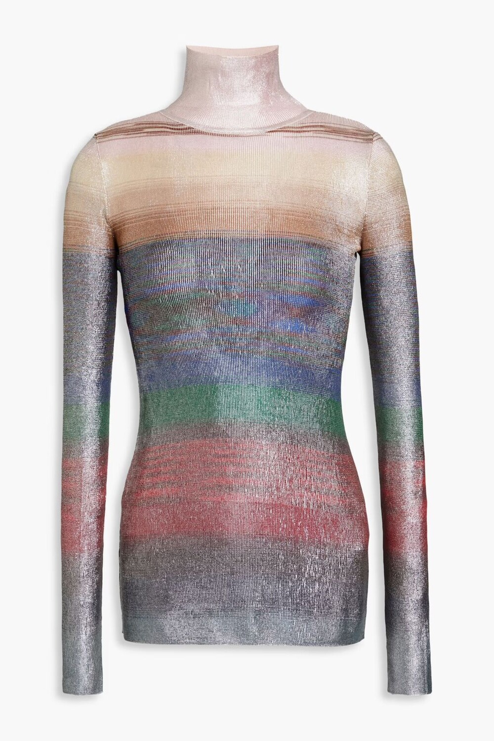 Свитер с высоким воротником металлизированной вязки интарсии Missoni, темно-синий
Свитер с высоким воротником металлизированной вязки интарсии Missoni, темно-синий