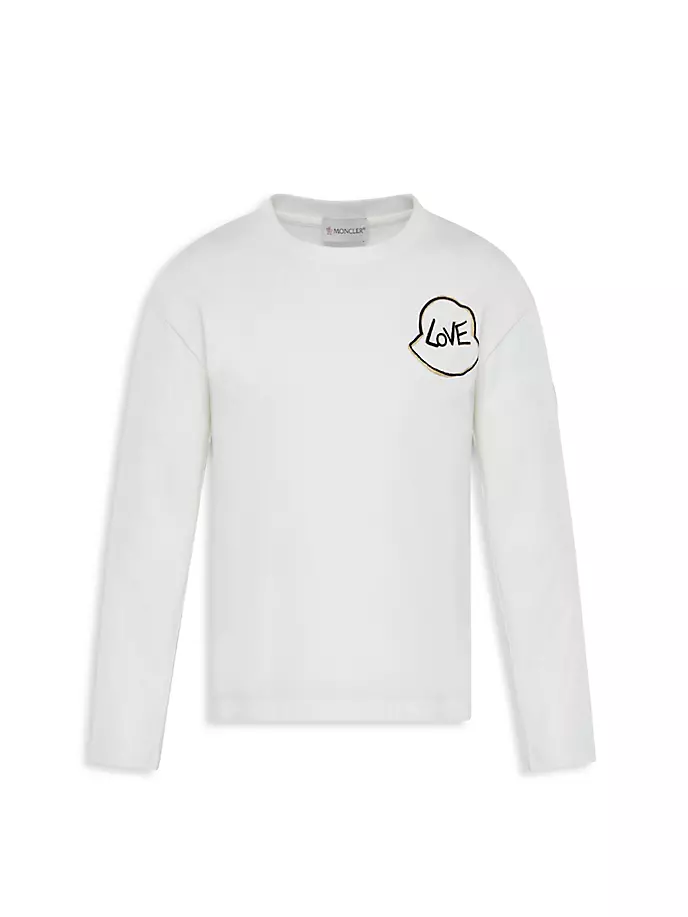 Футболка с длинными рукавами и логотипом для маленьких девочек Moncler, цвет natural
Футболка с длинными рукавами и логотипом для маленьких девочек Moncler, цвет natural