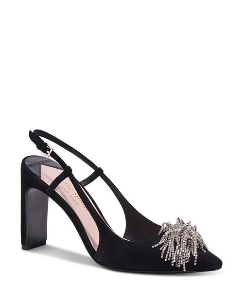 Женские туфли-лодочки Celestia на высоком каблуке с открытой пяткой и украшением kate spade new york, цвет Black
Женские туфли-лодочки Celestia на высоком каблуке с открытой пяткой и украшением kate spade new york, цвет Black