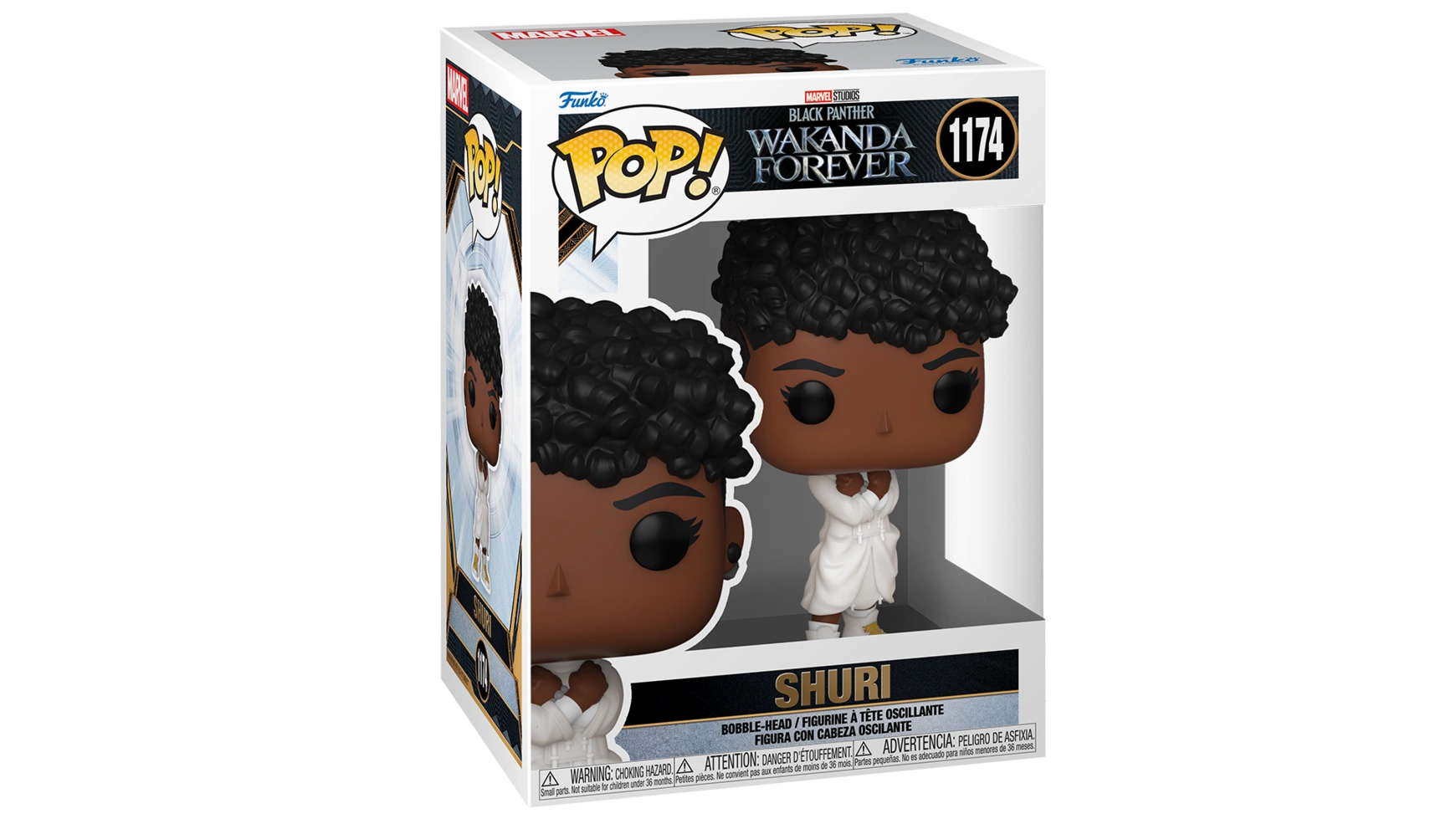 Funko - Pop! Черная пантера 2: Ваканда навсегда Шури в белой виниловой толстовке с капюшоном
Funko - Pop! Черная пантера 2: Ваканда навсегда Шури в белой виниловой толстовке с капюшоном