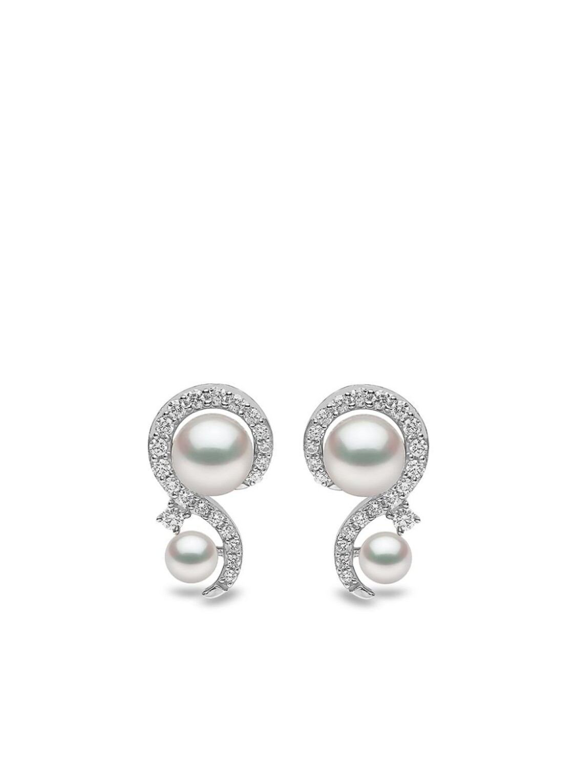 Серьги Trend из белого золота с жемчугом и бриллиантами Yoko London, серебряный
Серьги Trend из белого золота с жемчугом и бриллиантами Yoko London, серебряный