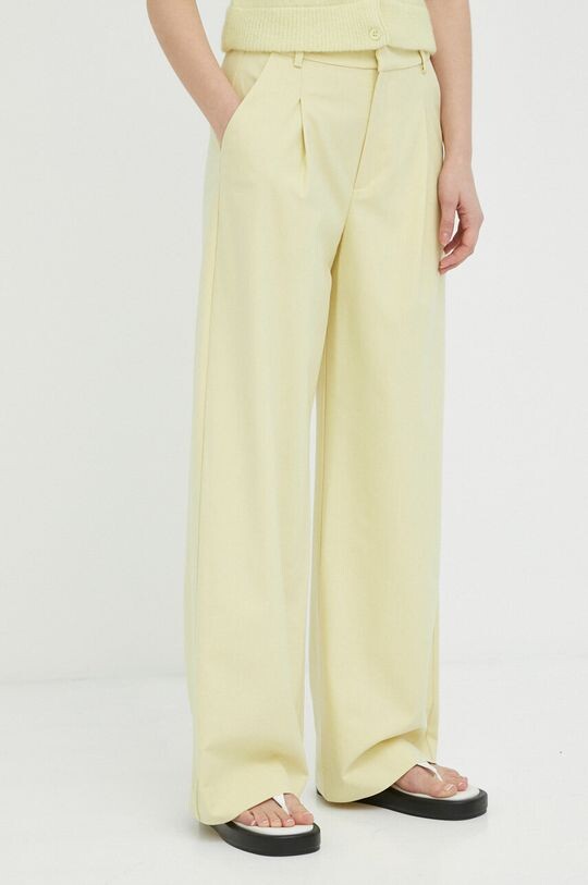 Брюки из смесовой шерсти. Gestuz, желтый
Брюки из смесовой шерсти. Gestuz, желтый