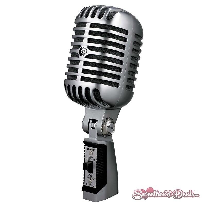 Вокальный микрофон Shure 55SH Series II Unidyne Cardioid Dynamic Microphone
Вокальный микрофон Shure 55SH Series II Unidyne Cardioid Dynamic Microphone