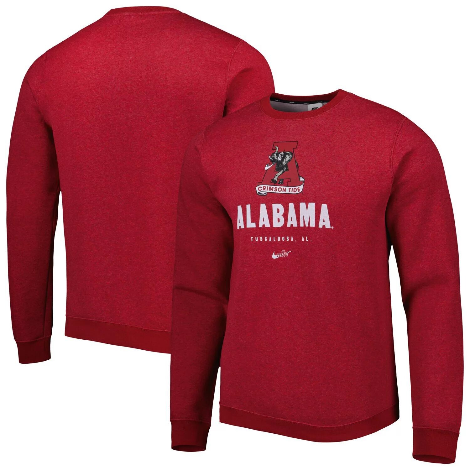 Мужской флисовый пуловер свитшот Nike Crimson Alabama Crimson Tide Vault Stack Club
Мужской флисовый пуловер свитшот Nike Crimson Alabama Crimson Tide Vault Stack Club