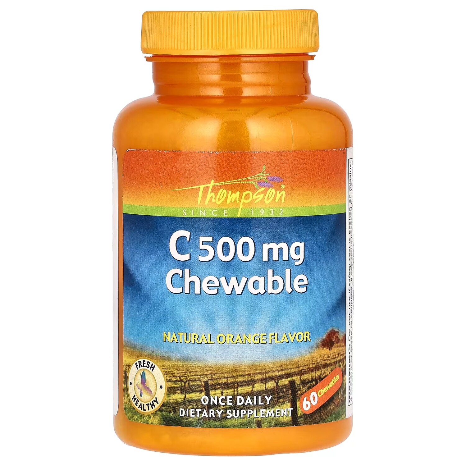 Пищевая добавка Thompson C Chewable Natural Orange 500 мг, 60 жевательных таблеток
Пищевая добавка Thompson C Chewable Natural Orange 500 мг, 60 жевательных таблеток