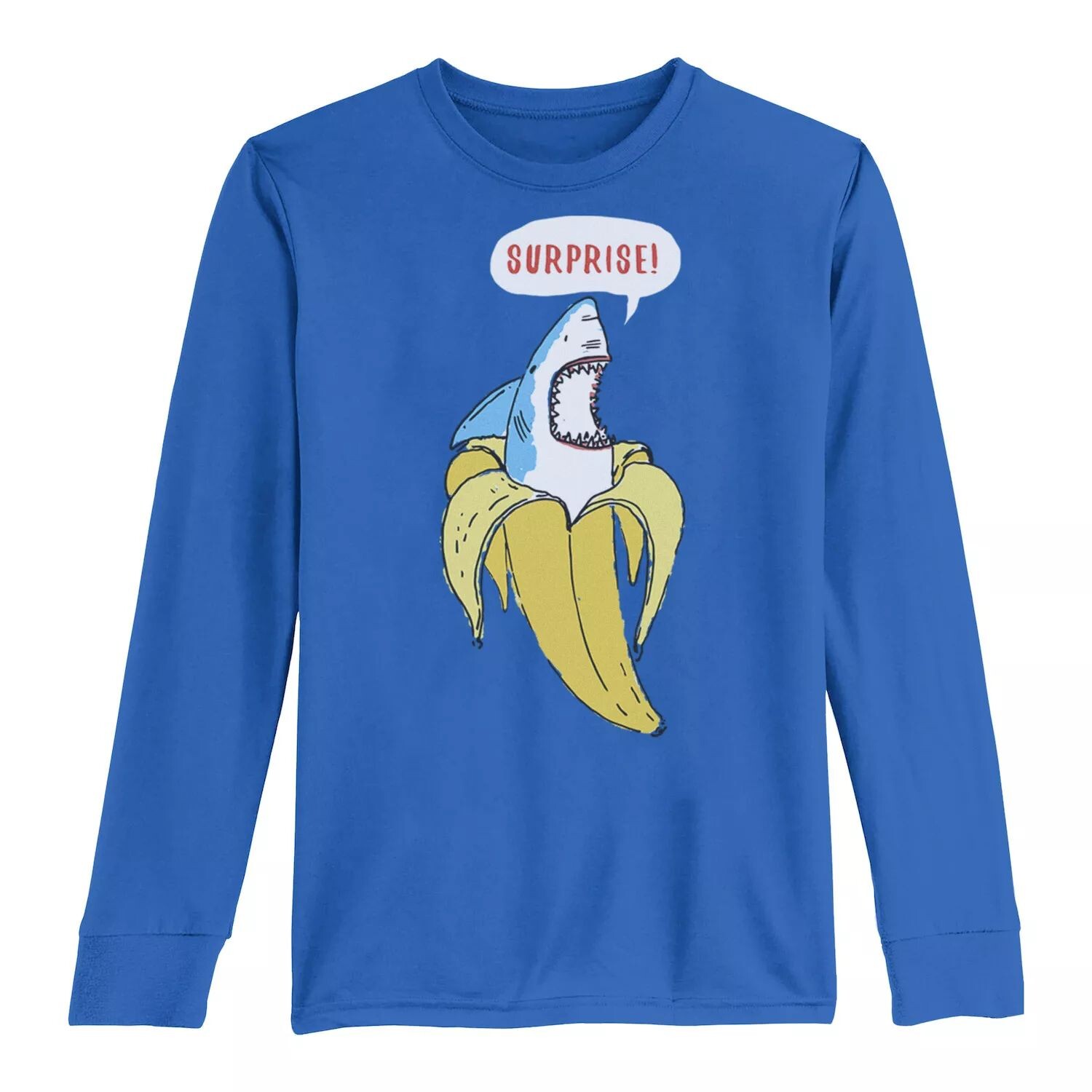 Футболка с длинными рукавами-сюрпризом Banana Shark Surprise для мальчиков 8–20 лет Licensed Character
Футболка с длинными рукавами-сюрпризом Banana Shark Surprise для мальчиков 8–20 лет Licensed Character