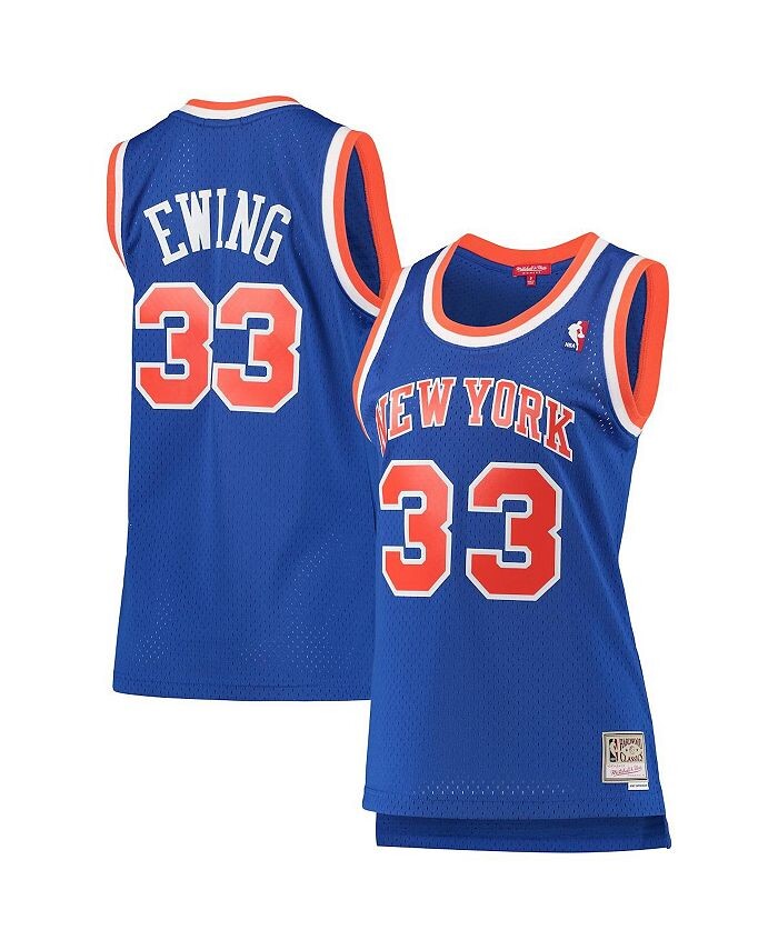 Женская синяя майка Патрика Юинга New York Knicks 1991-92 Hardwood Classics Swingman Mitchell & Ness, синий
Женская синяя майка Патрика Юинга New York Knicks 1991-92 Hardwood Classics Swingman Mitchell & Ness, синий