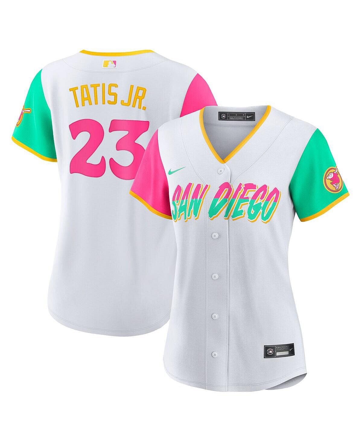 Женская футболка Fernando Tatis Jr. White San Diego Padres 2022 City Connect Replica Player Nike, белый
Женская футболка Fernando Tatis Jr. White San Diego Padres 2022 City Connect Replica Player Nike, белый