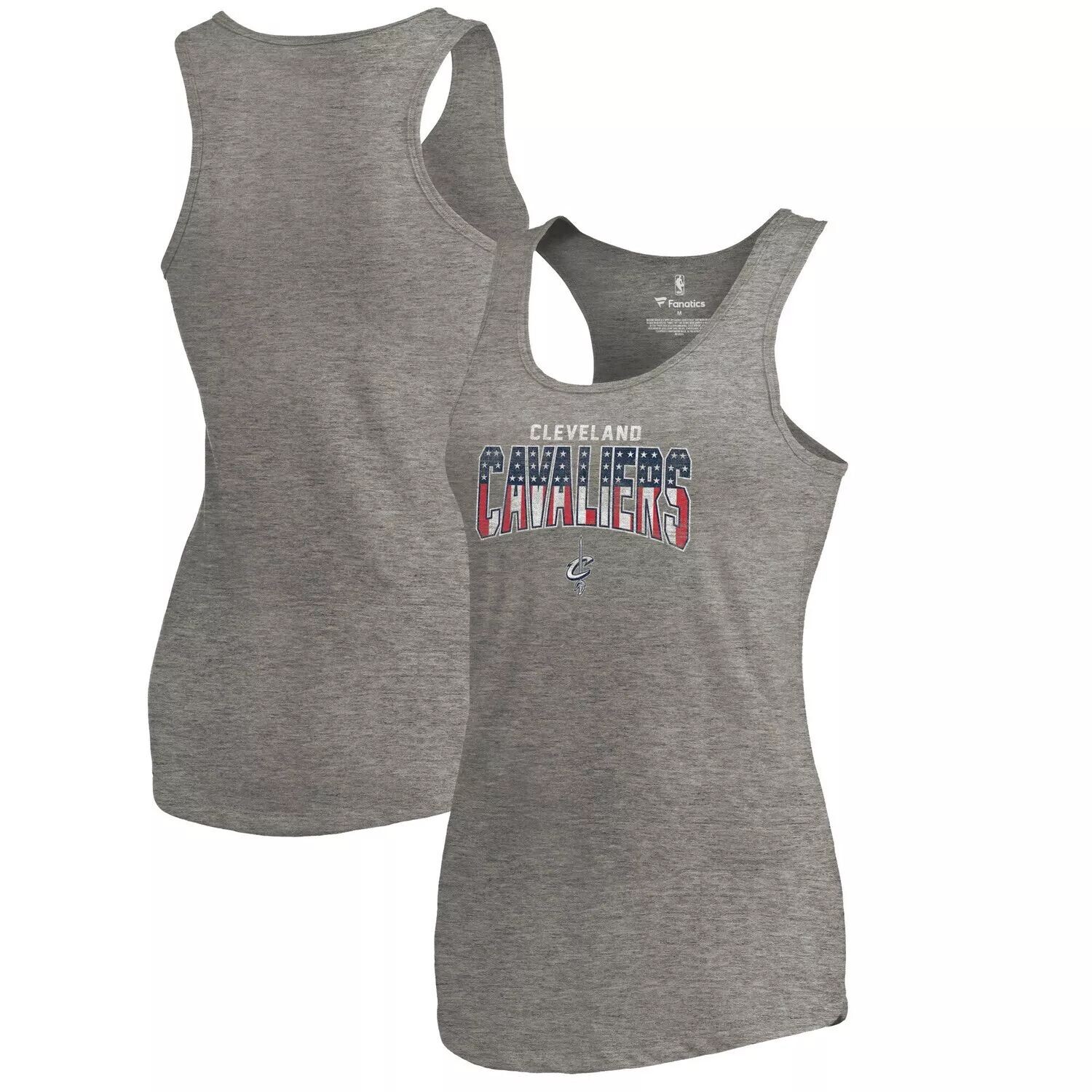 Женская серая майка с принтом Fanatics Cleveland Cavaliers Americana Racerback Tri-Blend Fanatics
Женская серая майка с принтом Fanatics Cleveland Cavaliers Americana Racerback Tri-Blend Fanatics